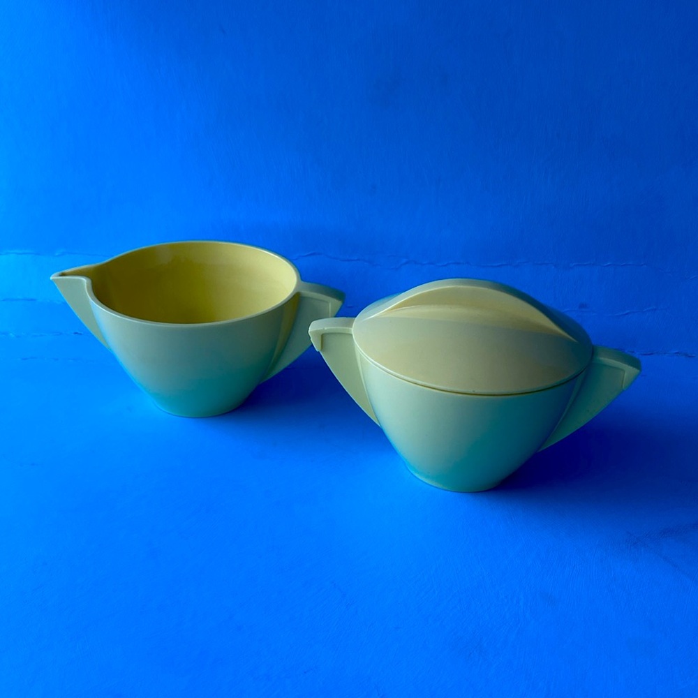 Mid-Century Mod Sugar & Creamer